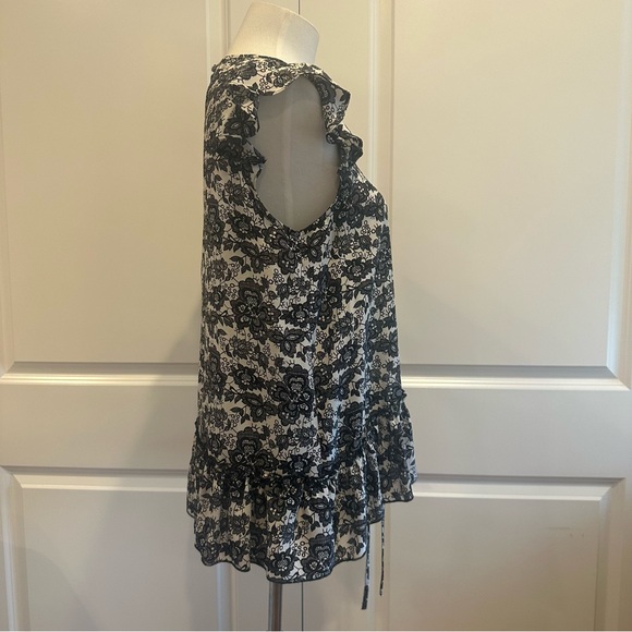 SCOOP NYC Boho Sleeveless Blouse XS - Picture 2 of 11